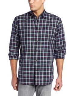 Cutter & Buck Men's Long Sleeve Maple Ridge Plaid Shirt, Multi, Large at  Mens Clothing store