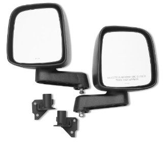 Warrior Products 1519 Tube Door Mirror Mount with Mirrors for Jeep JK 07 10 and Jeep XJ 84 01: Automotive