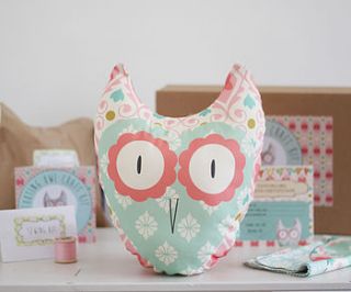 tooting owl beginners craft kit by lou brown designs