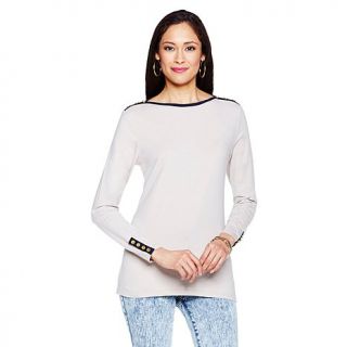 DG2 by Diane Gilman Classic Boatneck Tee