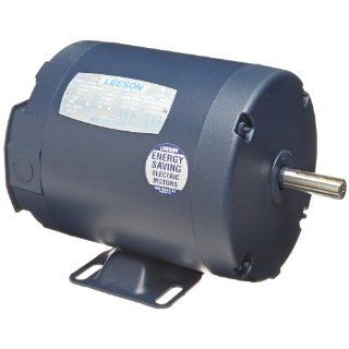 Leeson 110143.00 TENV Rigid Base Motor, 3 Phase, 56 Frame, Rigid Mounting, 1/2HP, 3600 RPM, 208 230/460V Voltage, 60Hz Fequency: Electronic Component Motor Drives: Industrial & Scientific