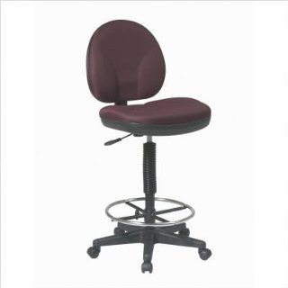 Office Star DC550 227 Sculptured Seat Back Drafting Office Chair : Office Products