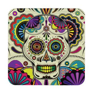 Sugar Skull Art / Day of the Dead coasters