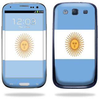 Protective Vinyl Skin Decal Cover for Samsung Galaxy S III S3 Cell Phone Sticker Skins Argentina Flag: Cell Phones & Accessories