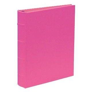 The Post Impressions System standard 3 ring Saffiano Pink eco leather binder unfilled   8.5x11  Professional Photo Presentation Albums  Camera & Photo