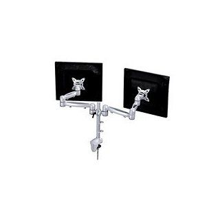 Adjustable Tilting DUAL Desk Mount Bracket for LCD (Max 18Lbs, 15~22inch)   S: Computers & Accessories