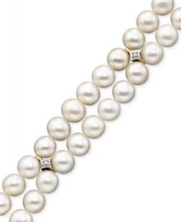 Pearl Bracelet, Sterling Silver Cultured Freshwater Pearl Toggle   Bracelets   Jewelry & Watches