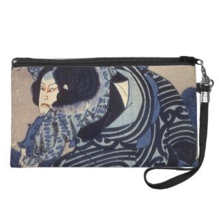 歌舞伎役者, 国芳 Kabuki Actor, Kuniyoshi, Ukiyo e Wristlets