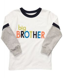 Carters Kids T Shirt, Little Boys Big Brother Layered Tee   Kids