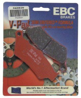 EBC Brakes FA209/2V Semi Sintered Disc Brake Pad: Automotive