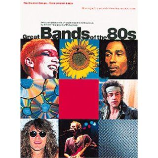 Great Bands of the 80s Piano/Vocal/Guitar Music Book: 9780711973176: Books