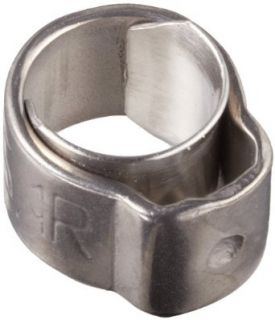 Oetiker 1 Ear Type Stainless Steel 304 Hose Clamp with Stainless Steel 302 Insert, OD .145" Closed and .185" Open, 5.5"W (Pack of 25): Single Ear Clamps: Industrial & Scientific