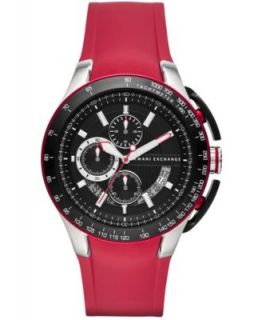 Burberry Watch, Mens Swiss Chronograph The New City Sport Red Rubber Strap 42mm BU9805   Watches   Jewelry & Watches