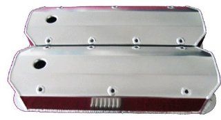 Proheader PV195   BBC Chevy Polished Aluminum Fabricated Valve Covers Automotive