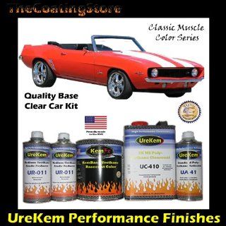 Classic Hugger Orange Basecoat Clearcoat Car Paint Kit: Automotive