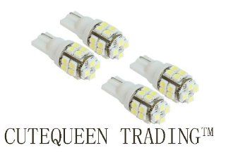 Cutequeen 4PCS LED Car Lights Bulb White T10 3528 20 SMD 194 168 (pack of 4) Automotive