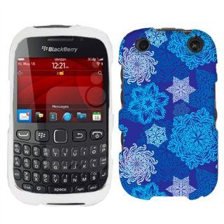 BlackBerry Curve 9310 & 9315 Blue SnowFlakes Pattern Phone Case Cover: Cell Phones & Accessories