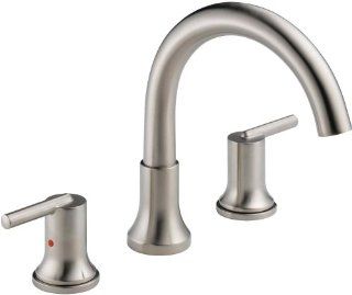 Delta Faucet T2759 Trinsic, 3 hole Roman Tub Trim, Chrome   Tub And Shower Faucets  