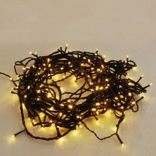 192 Warm White LED Solar Rechargeable String Lights with High Quality Panel and 8 Functions : Solar Light Strand White : Patio, Lawn & Garden