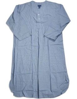 Private Label   Big Mens Long Sleeve Plaid Niteshirt, Light Blue 30655 XXX Large at  Mens Clothing store Pajama Tops