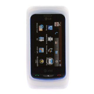 Silicon Skin Clear Rubber Soft Cover Case for LG Xenon GR500 (At&t) [WCL187]: Cell Phones & Accessories