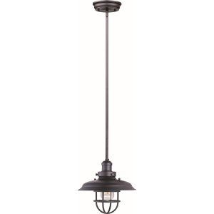 Maxim MAX 25051BZ/BUI Bronze Mini Hi Bay 1 Light Pendant W/Bulb