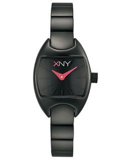 XNY Watch, Womens Urban Glam Black Ion Plated Stainless Steel Bracelet 22mm BV8073X1   Watches   Jewelry & Watches