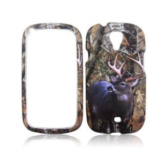 SAMSUNG STRATOSPHERE 2 i415 VERIZON CAMO OAK TREE REAL DEER HUNTER WILD RUBBERIZED HARD COVER CASE SNAP ON: Cell Phones & Accessories