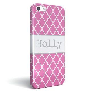 Lattice Personalized iPhone 4 / 4S, iPhone 5 / 5S, Galaxy S3, Galaxy S4 Slim Case / Cover Custom Color and Text, Cute Fashion Designer Print Print Monogrammed: Cell Phones & Accessories