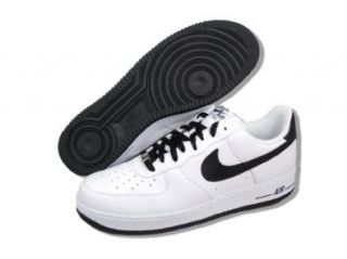 Men's Nike Air Force 1'07 315122 184 White Black (MEN 12, White Black): Shoes