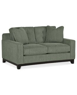 Clarke Fabric Loveseat Custom Colors   Furniture