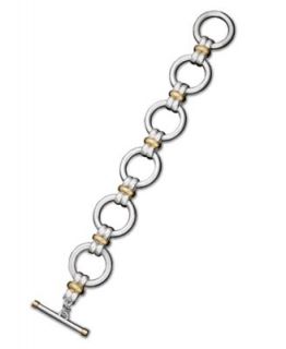 Lauren Ralph Lauren Two Tone Link Bracelet   Fashion Jewelry   Jewelry & Watches