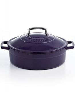 Closeout! Martha Stewart Collection Collectors Enameled Cast Iron 5 Qt. Purple Braiser   Cookware   Kitchen
