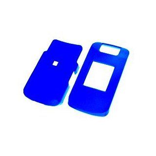 RIM Blackberry Pearl Flip 8220 Solid Dark Blue Snap On Case Cover with Removable Swivel Belt Clip: Cell Phones & Accessories
