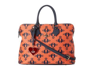 Vivienne Westwood Logomania 13 395 Holdall Red Orange