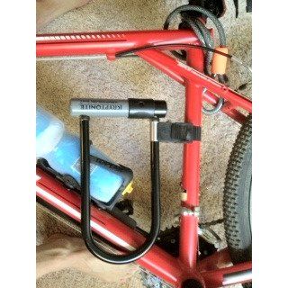 Kryptonite Kryptolok Series 2 Standard Bicycle U Lock (4 inch x 9 inch) with 4 Foot Flex Cable : Bike U Locks : Sports & Outdoors