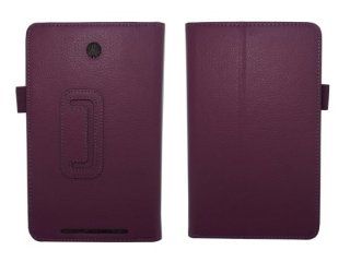 For Asus Memo Pad Hd 7" Me173 Me173x Multi color Folio Leather Case Stand Cover (Purple): Computers & Accessories