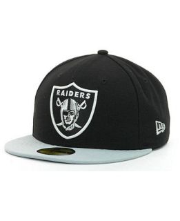New Era Oakland Raiders NFL Black Team 59FIFTY Cap   Sports Fan Shop By Lids   Men