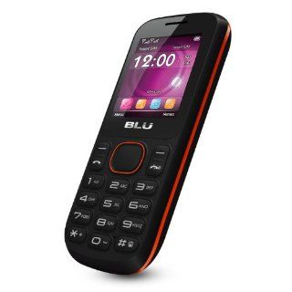 BLU T172i Jenny Unlocked Phone   US Warranty   Black/Red: Cell Phones & Accessories