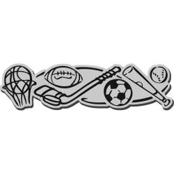 Stampendous Cling Rubber Stamp Sports Border STAMPENDOUS Clear & Cling Stamps
