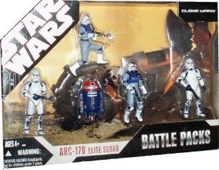 Star Wars TAC Exclusive ARC 170 Elite Squad Battle Pack: Toys & Games