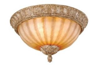 Vaxcel Lighting EP CCU170PP Two Light Down Lighting Flush Mount Ceiling Fixture from the Empire Collection, Phoenician Platinum   Close To Ceiling Light Fixtures  
