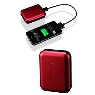 Just Mobile PP 168SRE Gum Plus 5200mAh Travel Charger   Retail Packaging   Red: Cell Phones & Accessories
