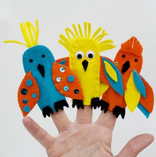 felt finger puppets craft kit by gemima craft kits
