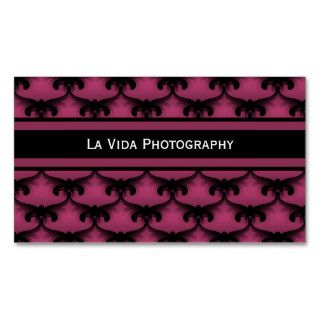 Cosmopolitan Glam Business Card, Burgundy