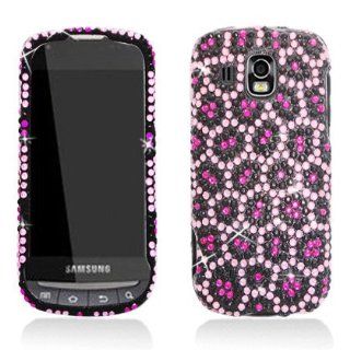 Aimo Wireless SAMM930PCDI163 Bling Brilliance Premium Grade Diamond Case for Samsung Transform Ultra M930   Retail Packaging   Pink Leopard: Cell Phones & Accessories