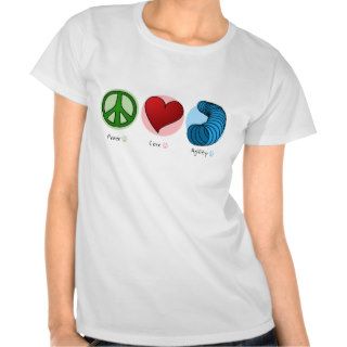 Peace Love & Dog Agility Women's T Shirt