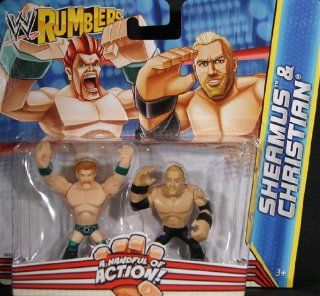 CHRISTIAN & SHEAMUS   WWE RUMBLERS TOY WRESTLING ACTION FIGURES: Toys & Games