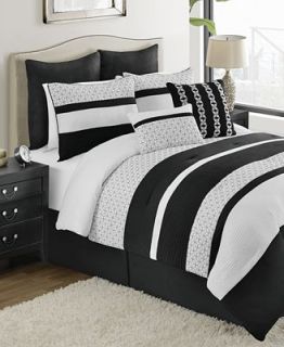 CLOSEOUT! Layla 8 Piece Full Comforter Set   Bed in a Bag   Bed & Bath