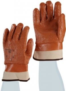 Ansell Winter Monkey Grip Jersey Glove, Vinyl Coating, Safety Cuff, X Large (Pack of 12 Pairs): Work Gloves: Industrial & Scientific